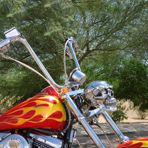 The Real Headlight Lámpara de calavera