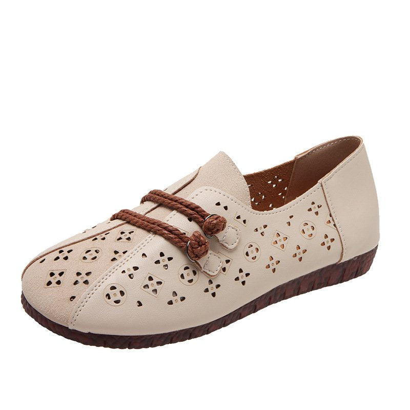 [W-Zapato] Mocasín Sin Cordones Con Suela Blanda