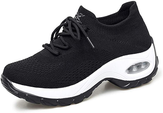 Zapatillas cómodas para mujer con cordones