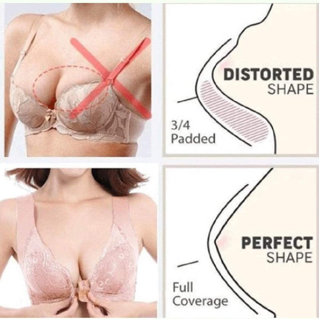 [W-Ropa Interior] Sujetador Sora, Seductive Collection Sujetadores de contorno 5D con cierre frontal