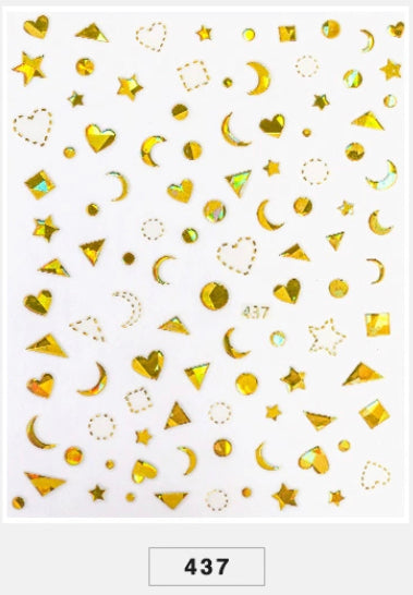 Pegatinas de uñas 3D