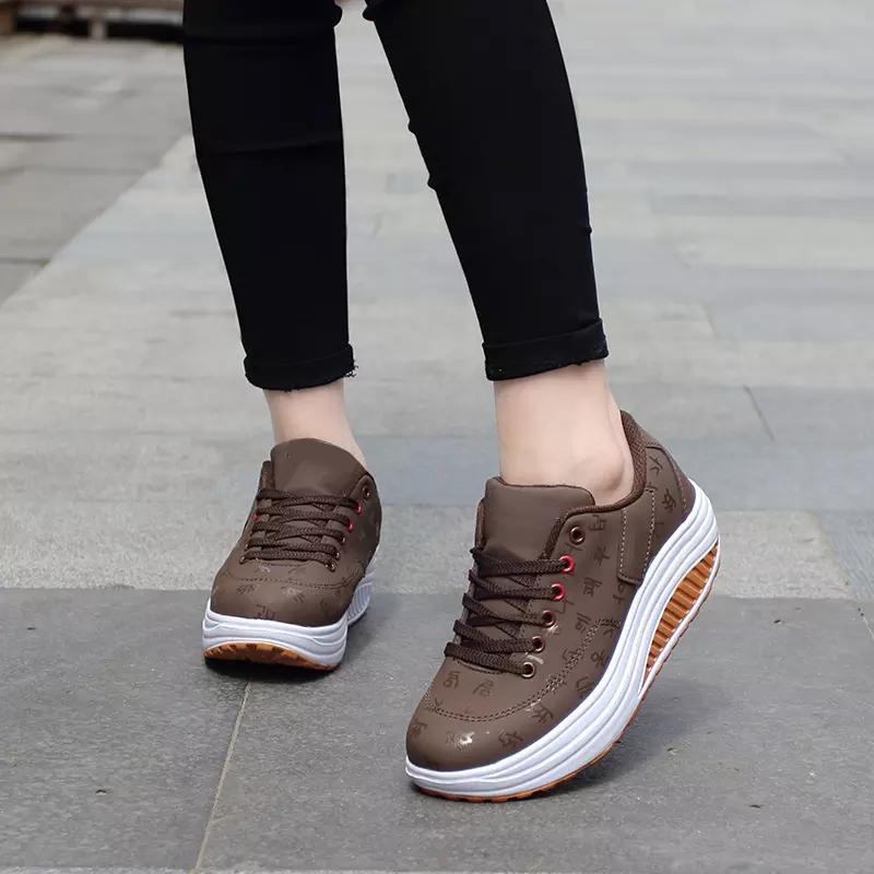 Zapatillas De Plataforma De Mujer De Moda