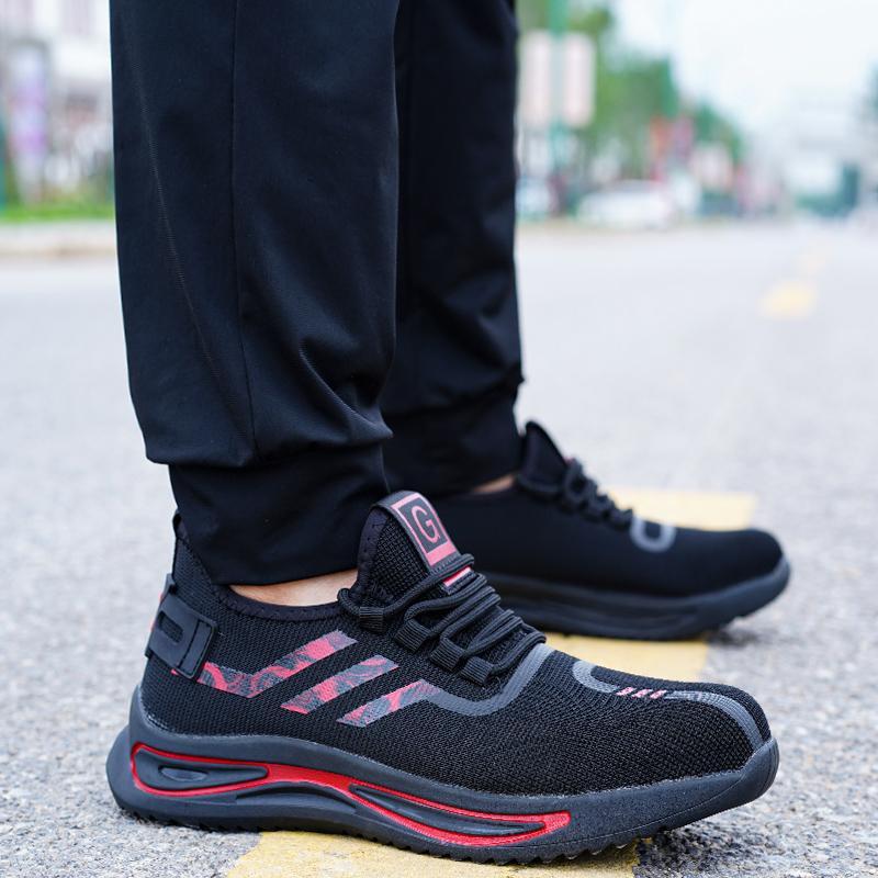 Zapatos De Seguridad Transpirables Antigolpes Y Antipuñaladas