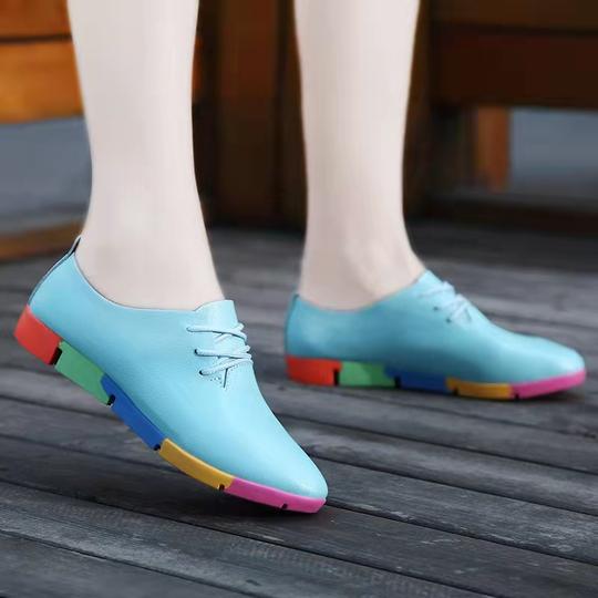 Zapatos Ortopédicos De Mujer De Cuero Transpirable Para Juanete