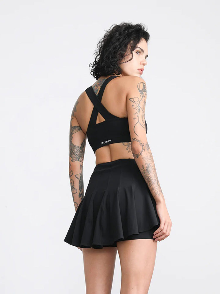 [W-Ropa] Falda De Cintura Alta