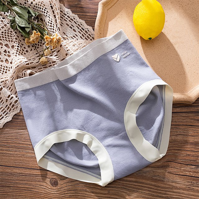 [W-Ropa Interior] Calzoncillos Abdominales Antibacterianos Transpirables De Grafeno De Cintura Alta Para Niñas