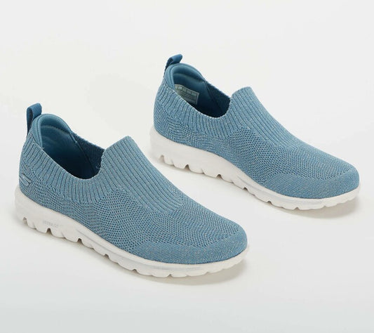 [W-Zapato] Zapatos Sin Cordones Transpirables Y Brillantes Para Mujer