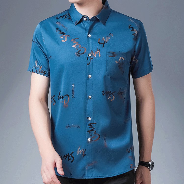 [M-Ropa] Camisa De Manga Corta Para Hombres