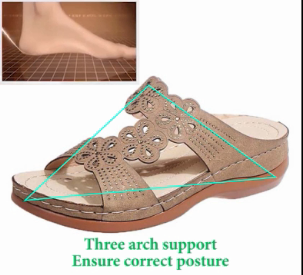 Estilo de moda Nuevas sandalias ortopédicas de cuña antideslizante - MXbueno