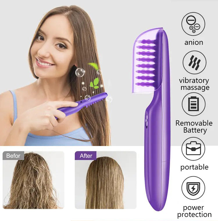 【Peine Para El Cabello Anti-nudos, Cabello Irregular Grande, Fácil De Destapar, Sin Sensación De Tracción, Protege El Cuero Cabelludo De La Caída Del Cabello.