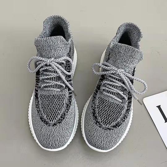 Nuevas zapatillas de deporte tejidas con cordones para mujer