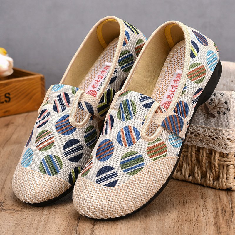 [W-Zapato] Zapatos Sin Cordones Casuales Suaves De Moda