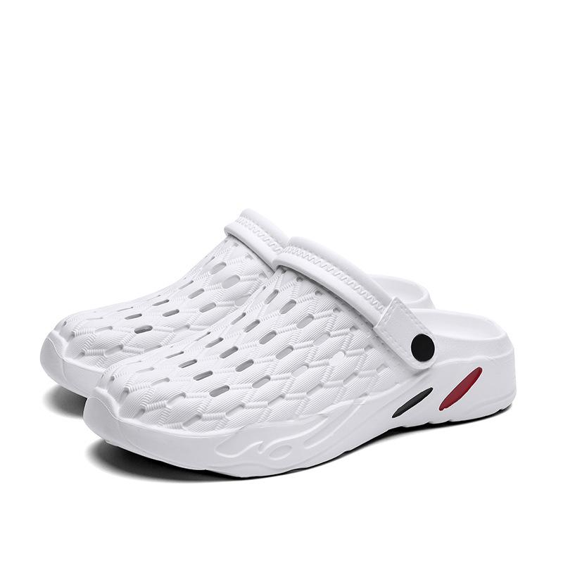 Zapatos de verano Zapatos de gelatina Playa Sandalias de hombre Zapatillas huecas