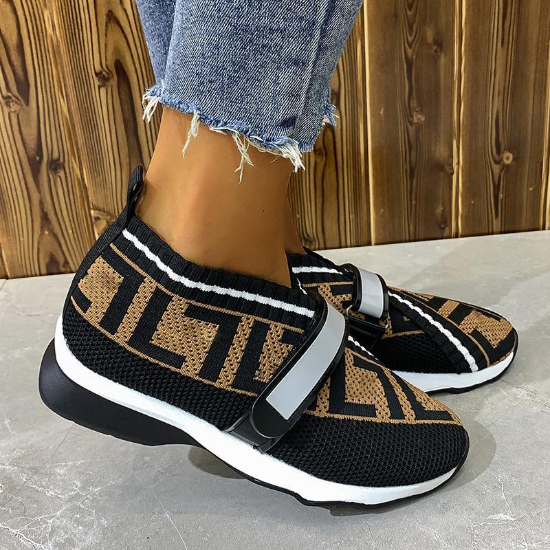 Calzado Deportivo Para Mujer, Punta Redonda, Boca Baja, Pies Planos Casuales