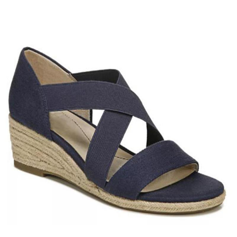 Sandalia De Cuña De Alpargatas Antideslizantes