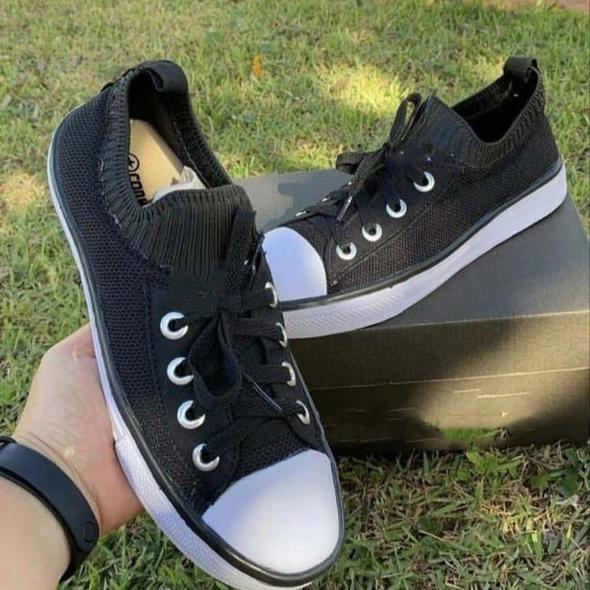 Zapatillas De Punto Casual Para Mujer Nuevas