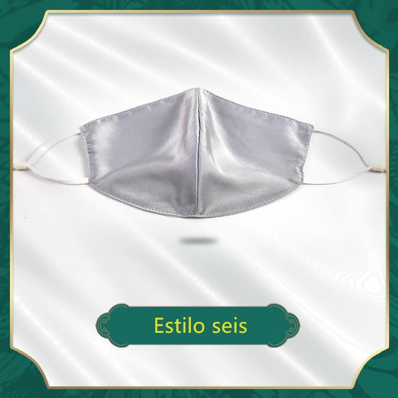 Protector solar, a prueba de polvo, mascarilla de seda de gusano de seda transpirable - MXbueno