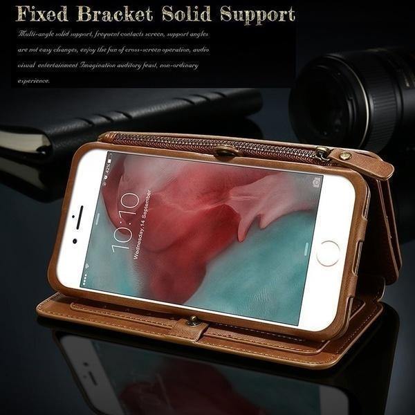 Funda de cartera de soporte retro clásico para movil - MXbueno