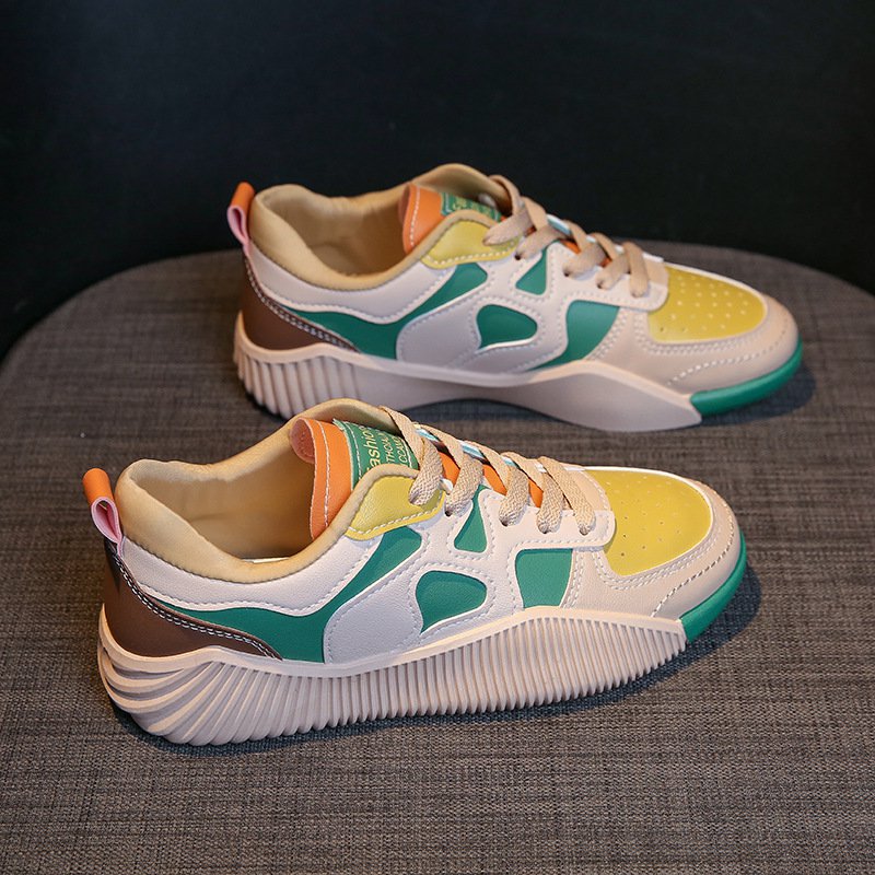 [W-Zapato] Zapatos Deportivos Polivalentes Con Empalme De Plataforma