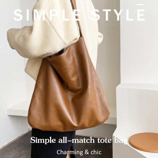 Bolso Shopper Vintage De Gran Capacidad