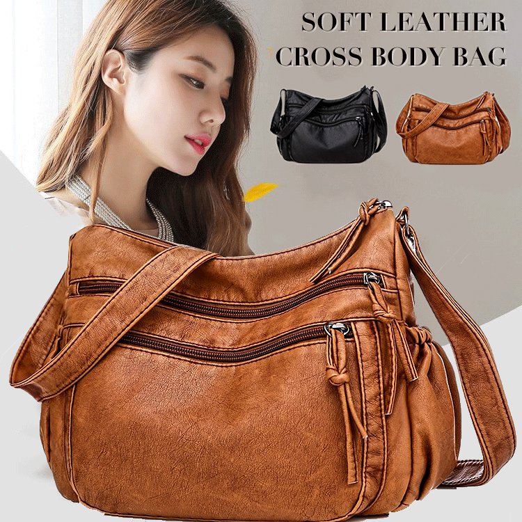 [W-Bolso] Bolso Bandolera De Piel Suave