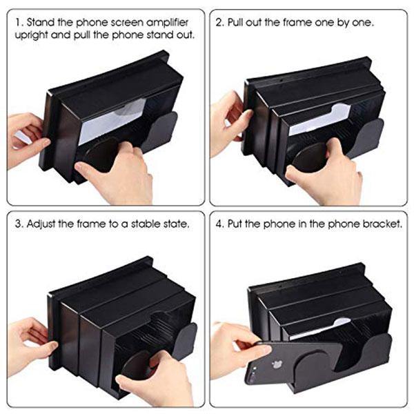 3D HD Teléfono móvil Lupa de pantalla - MXbueno