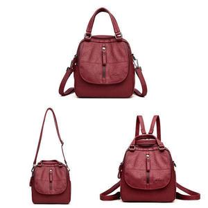 [W-Bolso] Fashion Leather Multipurpose Handbag