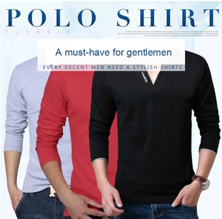 Camiseta Informal De Manga Larga