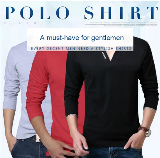 Camiseta Informal De Manga Larga