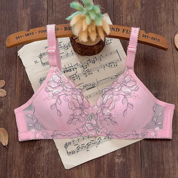 Bralette Fino Sin Hilos De Talla Grande Sujetador Sexy Para Mujer💝