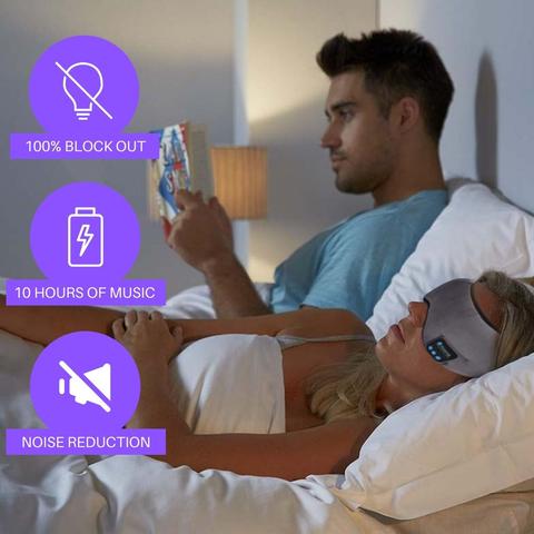 Máscara Para Dormir Con Auriculares