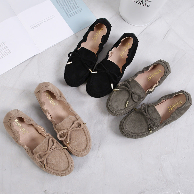 [W-Zapato] Zapatos De Trabajo De Gran Tamaño Con Suela Suave Y Suela Plana