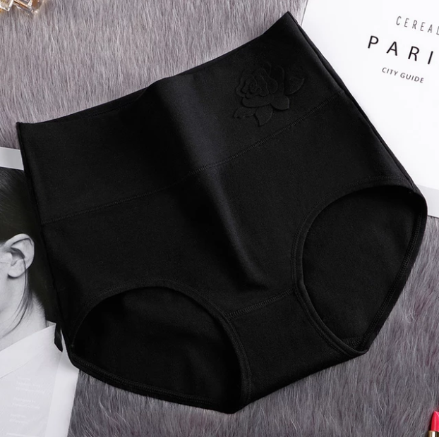 [W-Ropa Interior] Ropa Interior De Mujer Estampada Transpirable | Ropa Interior De Cintura Alta | Multicolor