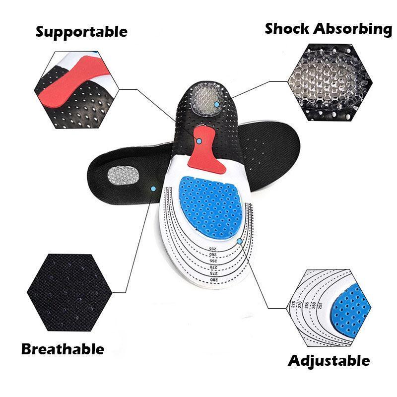 Plantillas Transpirables Que Absorben Los Golpes （1 Par）