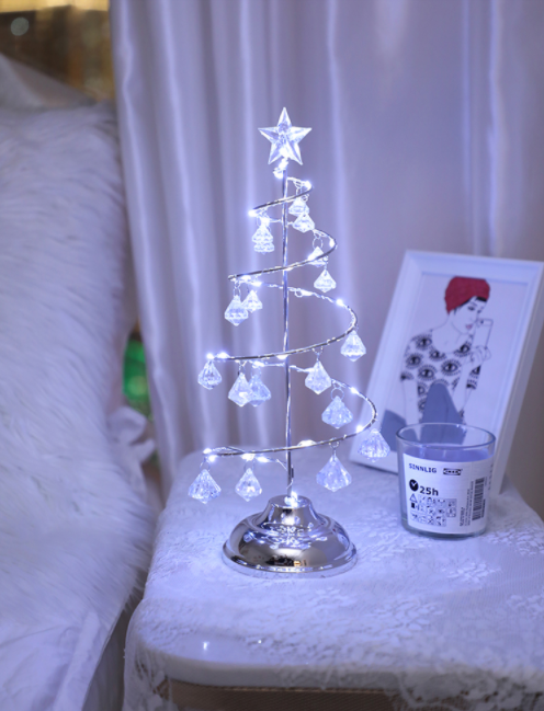 luces de navidad de cristal led lámpara decorativa lamparilla - MXbueno
