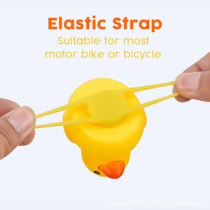 Casco Pato Bicicleta Cuerno Luz