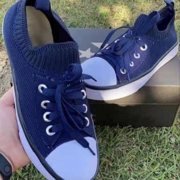 Zapatillas De Punto Casual Para Mujer Nuevas