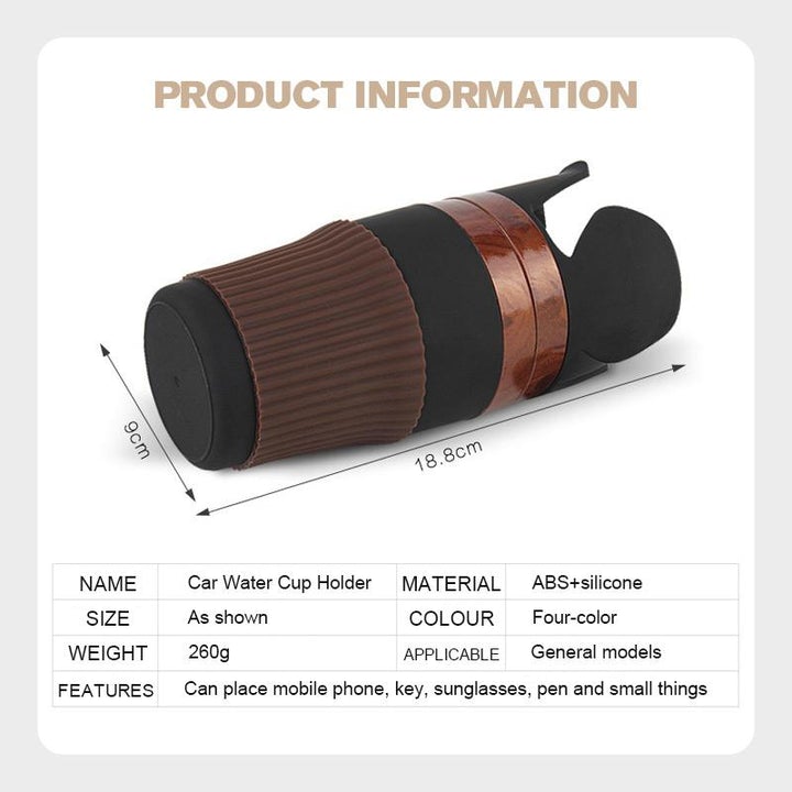 Portavasos De Agua Giratorio Para Coche De 360 Grados Precio Regular