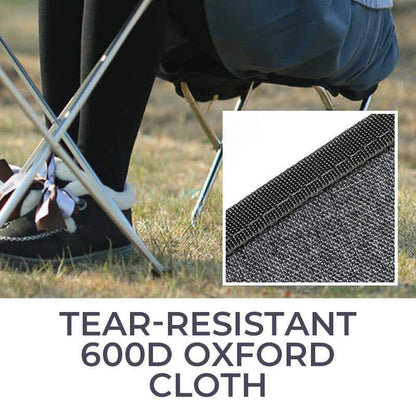 Taburete Plegable Portátil Con Bolsillo Con Cremallera