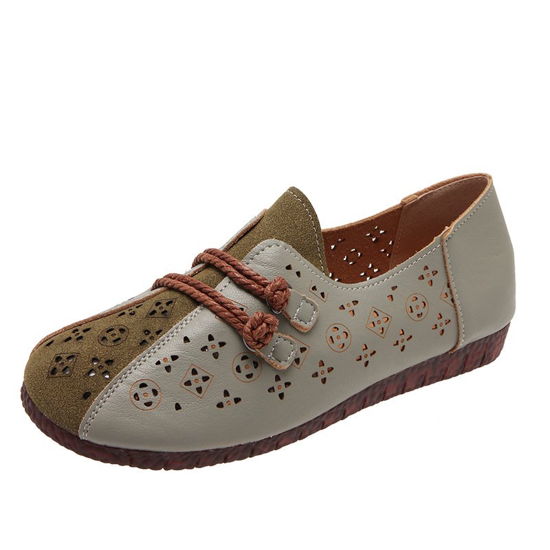 [W-Zapato] Mocasín Sin Cordones Con Suela Blanda