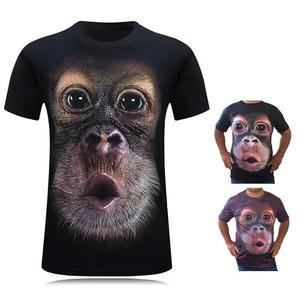 3D dibujo gracioso Gorilla Camiseta - MXbueno