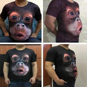 3D dibujo gracioso Gorilla Camiseta - MXbueno