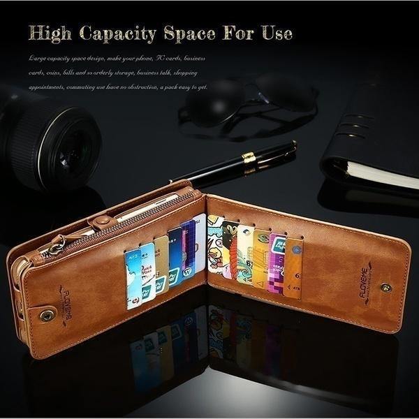 Funda de cartera de soporte retro clásico para movil - MXbueno