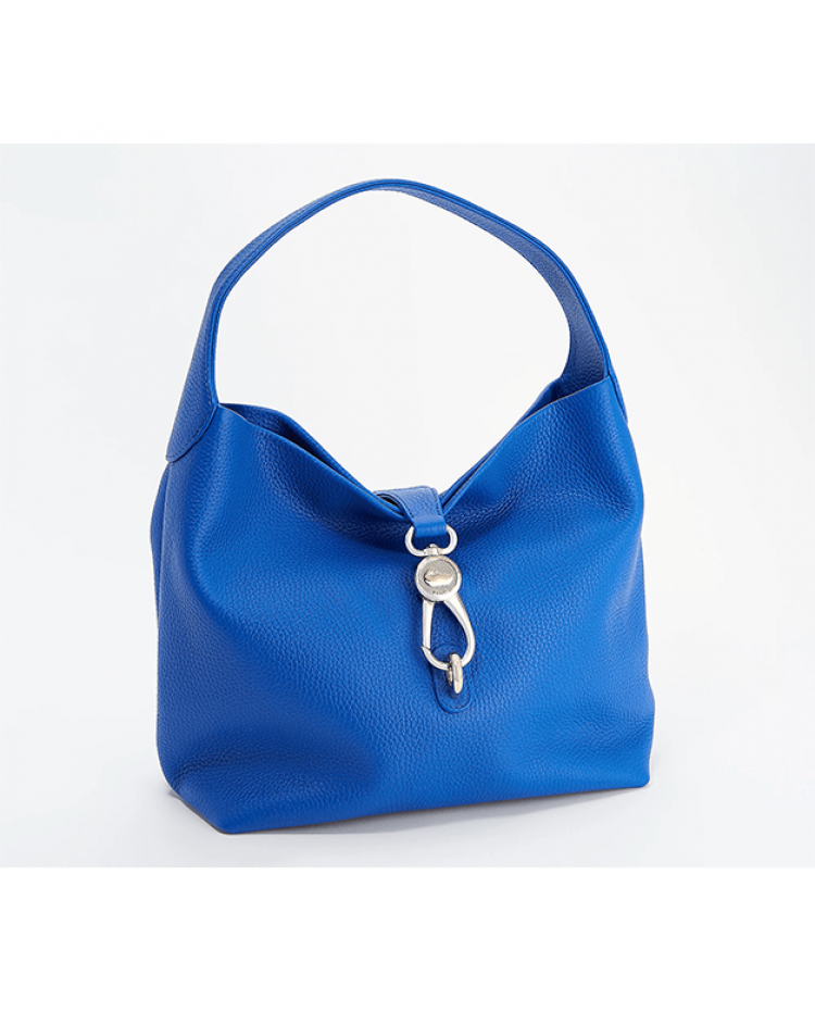 [W-Bolso] Bolso Hobo Pebble Con Cierre De Logo