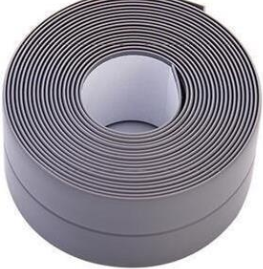 Tira de calafateo impermeable y adhesiva