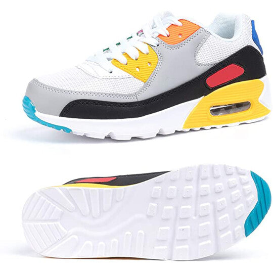 Zapatillas Informales De Malla Transpirable Con Cordones Para Mujer