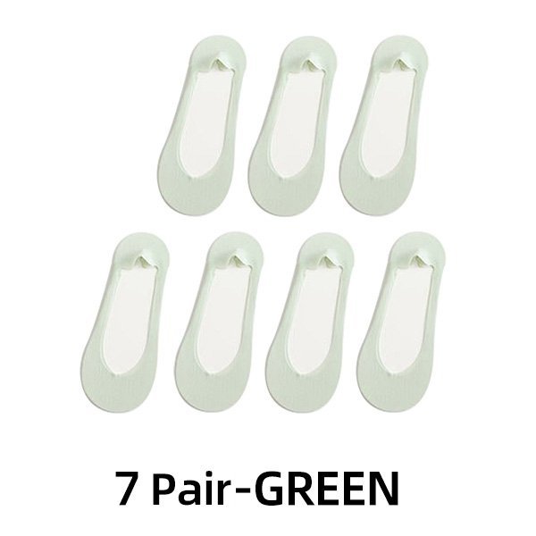 🍀 Calcetines Invisibles Antideslizantes De Seda Helada