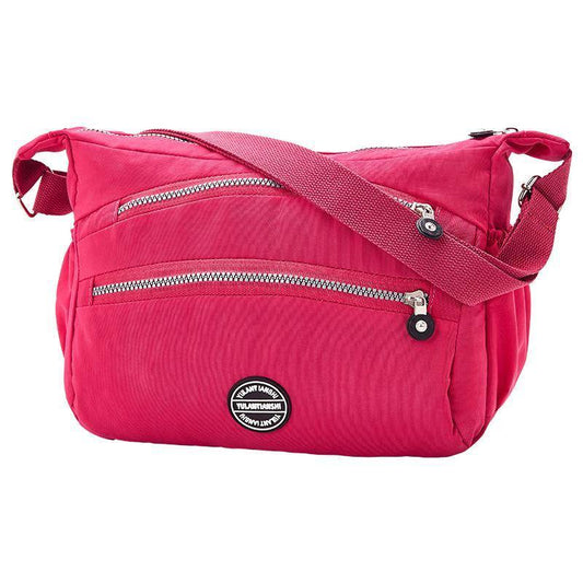 Bolso de nylon impermeable diagonal al hombro para mujer - MXbueno