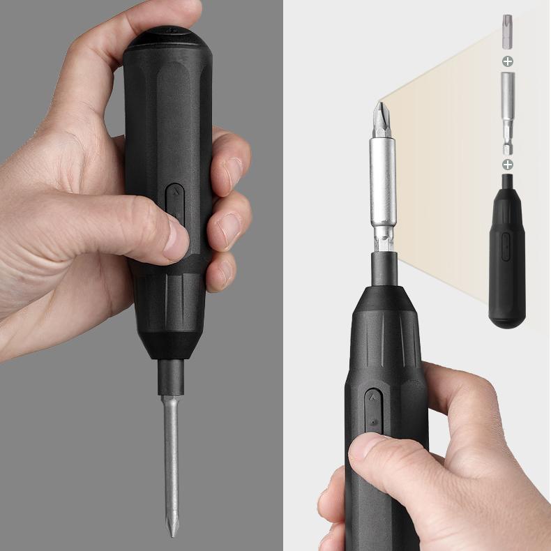 Destornillador Eléctrico, Mini Destornillador Recargable De Doble Uso, Pequeña Herramienta Eléctrica, Taladro Eléctrico