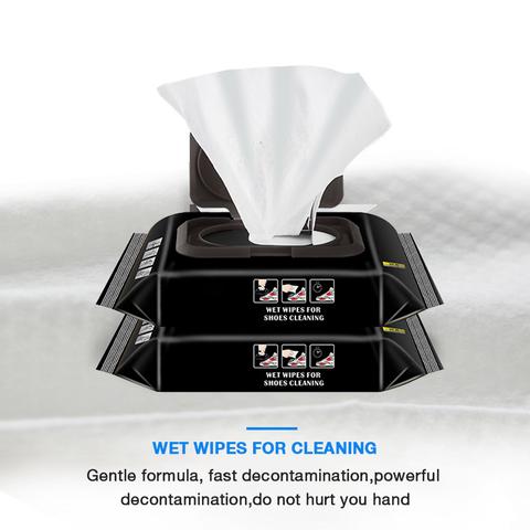 Limpiador de zapatillas de toallitas rápidas